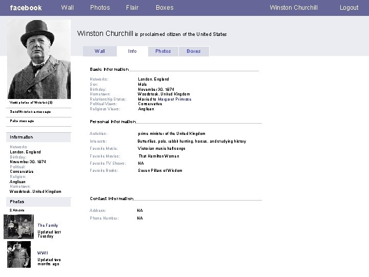 facebook Wall Photos Flair Boxes Winston Churchill is proclaimed citizen of the United States