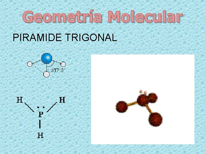 Geometría Molecular PIRAMIDE TRIGONAL 
