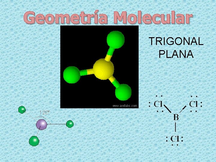 Geometría Molecular TRIGONAL PLANA 