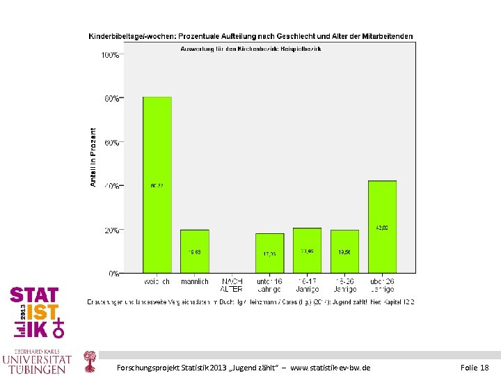 Forschungsprojekt Statistik 2013 „Jugend zählt“ – www. statistik-ev-bw. de Folie 18 