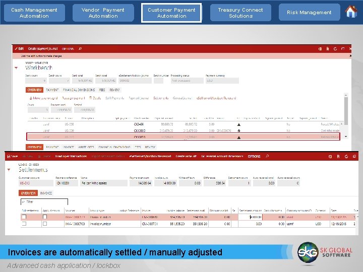 Cash Management Automation Vendor Payment Automation Customer Payment Automation Treasury Connect Solutions Invoices are