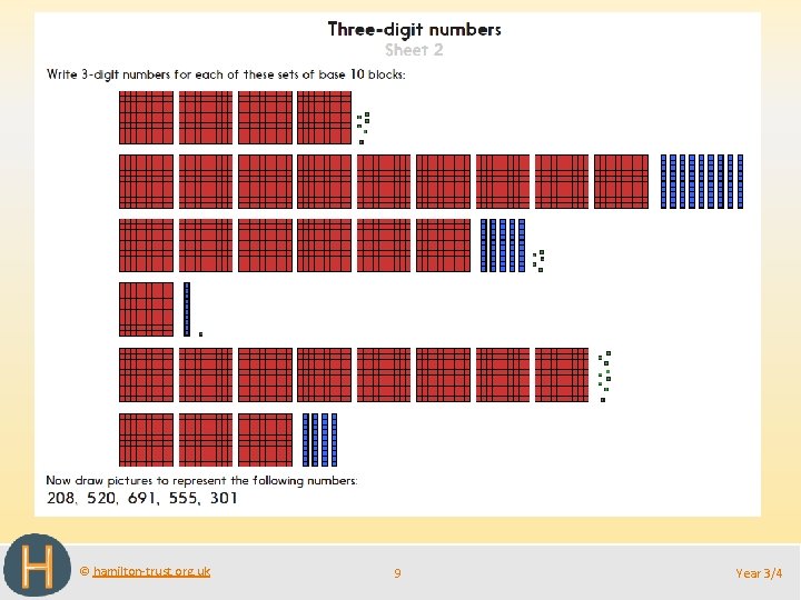 © hamilton-trust. org. uk 9 Year 3/4 
