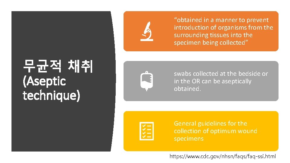 “obtained in a manner to prevent introduction of organisms from the surrounding tissues into