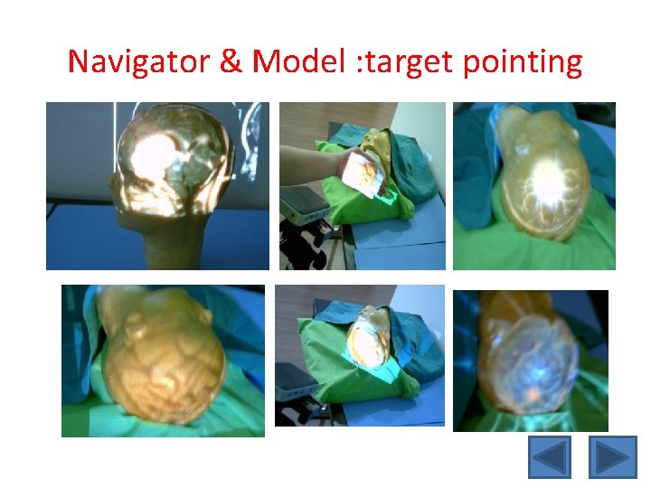 Navigator & Model : target pointing 