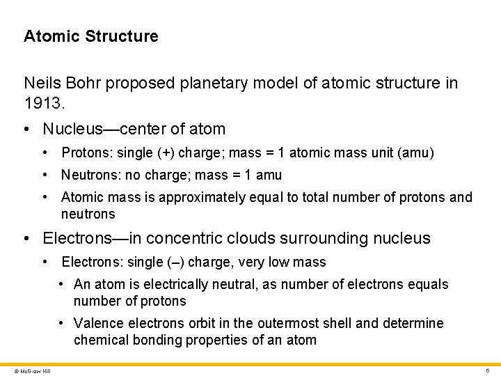 Atomic Structure Neils Bohr proposed planetary model of atomic structure in 1913. • Nucleus—center Atomic Structure Neils Bohr proposed planetary model of atomic structure in 1913. • Nucleus—center