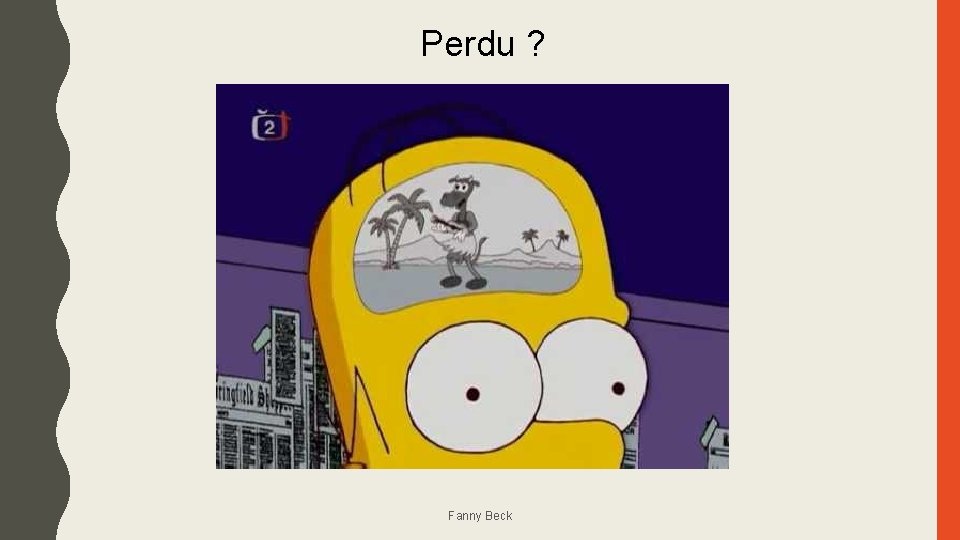 Perdu ? Fanny Beck 