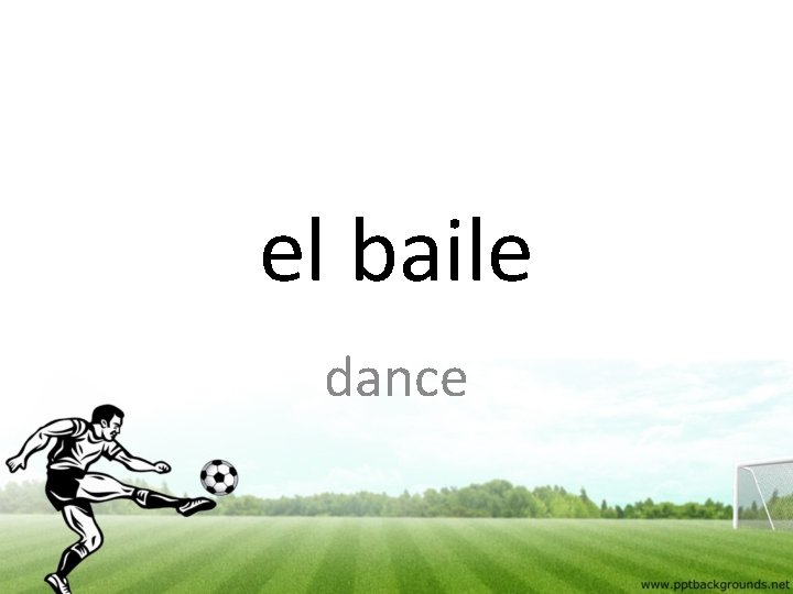 el baile dance 