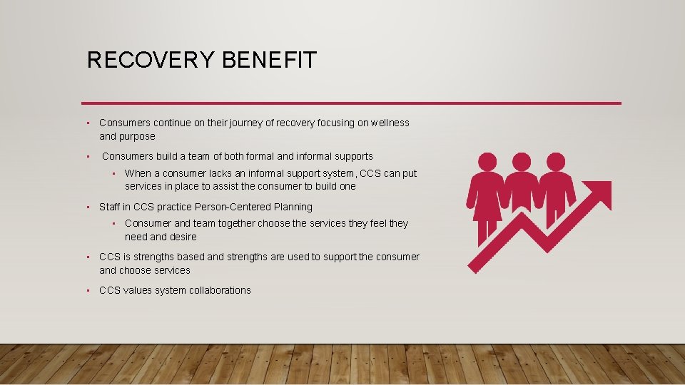 RECOVERY BENEFIT • Consumers continue on their journey of recovery focusing on wellness and