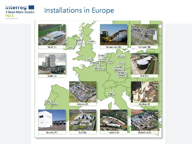 Installations in Europe 
