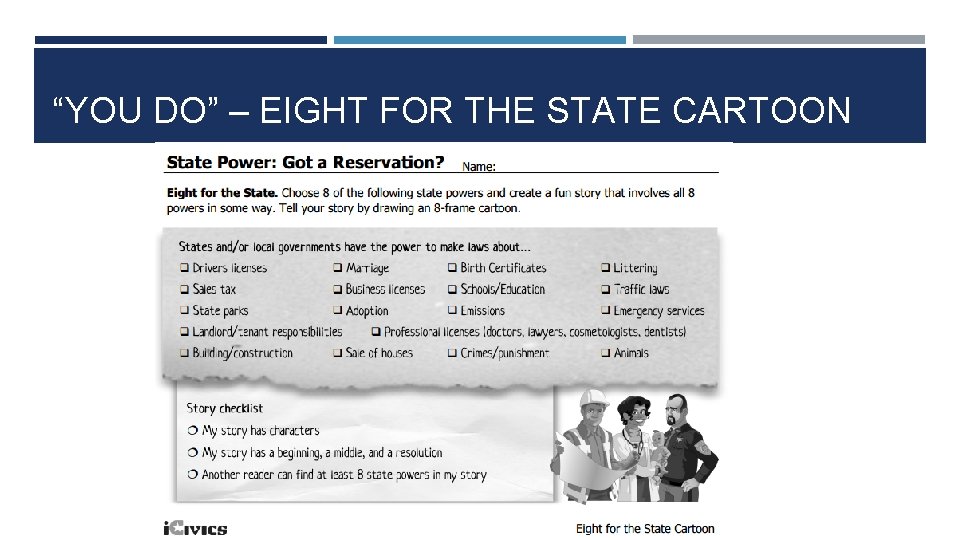“YOU DO” – EIGHT FOR THE STATE CARTOON 