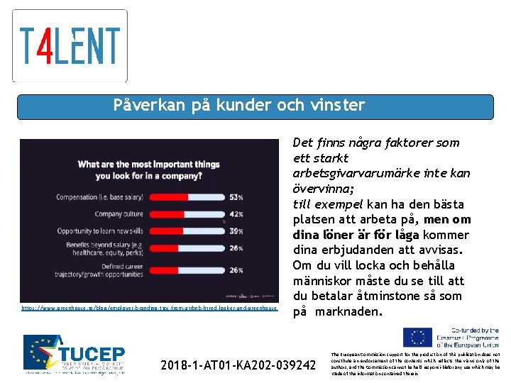 Påverkan på kunder och vinster https: //www. greenhouse. io/blog/employer-branding-tips-from-airbnb-hired-looker-and-greenhouse Det finns några faktorer som