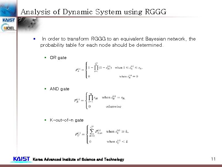 Analysis of Dynamic System using RGGG § In order to transform RGGG to an Analysis of Dynamic System using RGGG § In order to transform RGGG to an