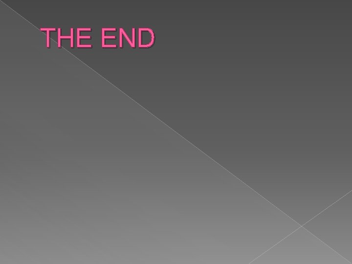 THE END 
