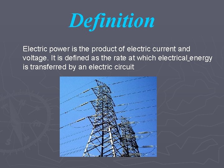 Presentation on Ohms Law Coulombs Low Electric Power