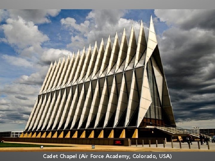 Cadet Chapel (Air Force Academy, Colorado, USA) 