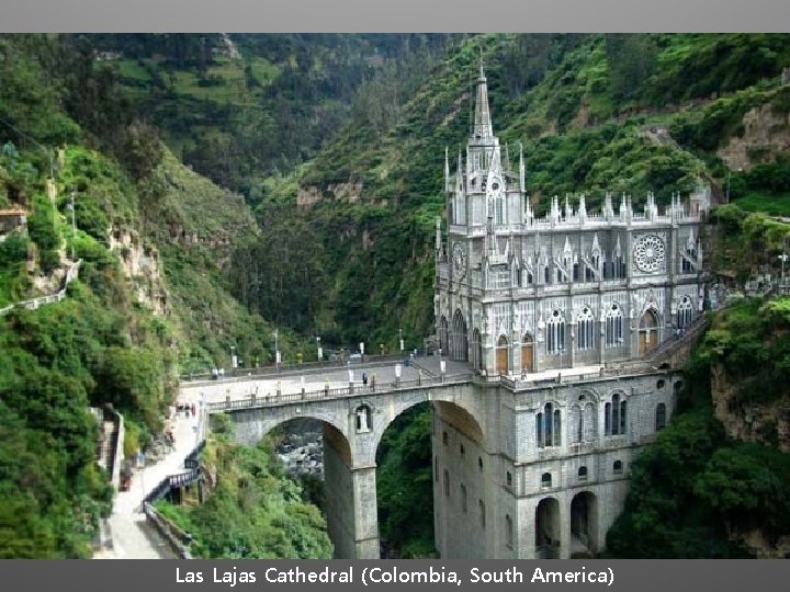 Las Lajas Cathedral (Colombia, South America) 