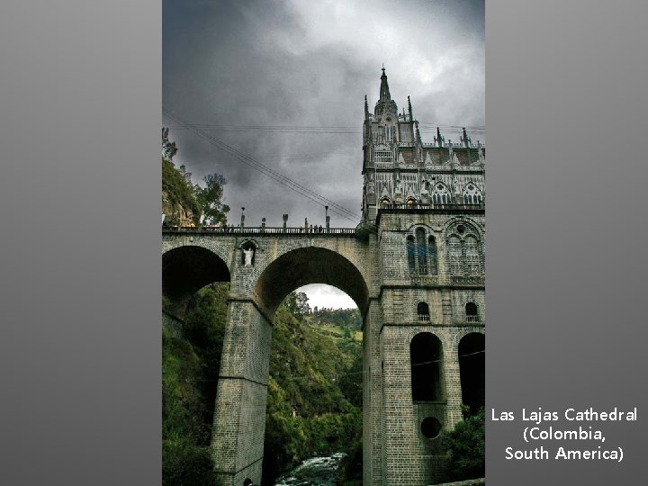 Las Lajas Cathedral (Colombia, South America) 