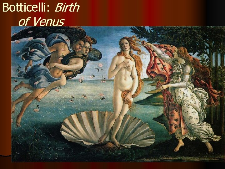 Botticelli: Birth of Venus 