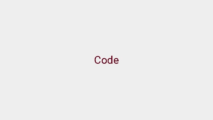 Code 