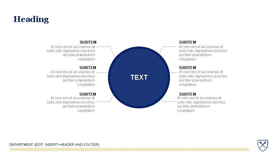 Heading SUBITEM At vero eos et accusamus et iusto odio dignissimos ducimus qui blan