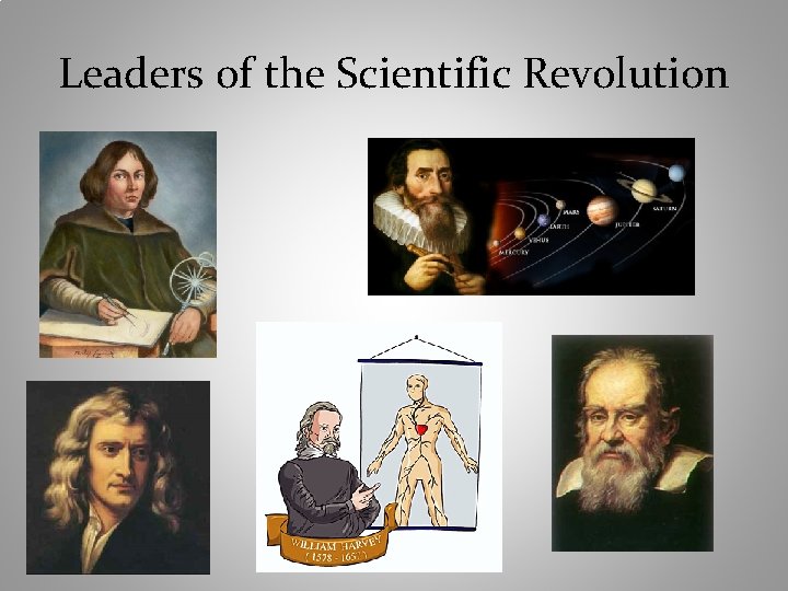 Leaders of the Scientific Revolution 