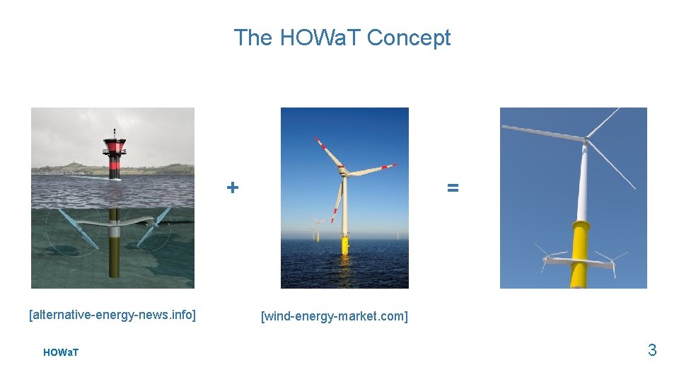 The HOWa. T Concept + [alternative-energy-news. info] HOWa. T = ? [wind-energy-market. com] 3