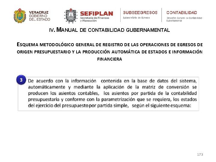 IV. MANUAL DE CONTABILIDAD GUBERNAMENTAL ESQUEMA METODOLÓGICO GENERAL DE REGISTRO DE LAS OPERACIONES DE