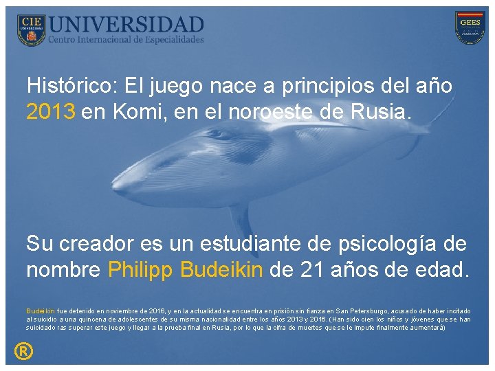 Histórico: El juego nace a principios del año 2013 en Komi, en el noroeste