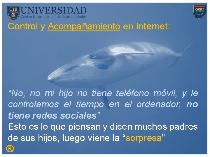 Control y Acompañamiento en Internet: “No, no mi hijo no tiene teléfono móvil, y