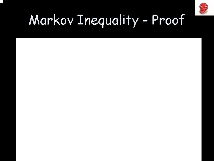 Markov Inequality - Proof 