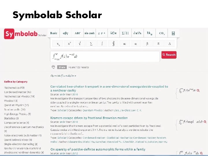 Symbolab Scholar 