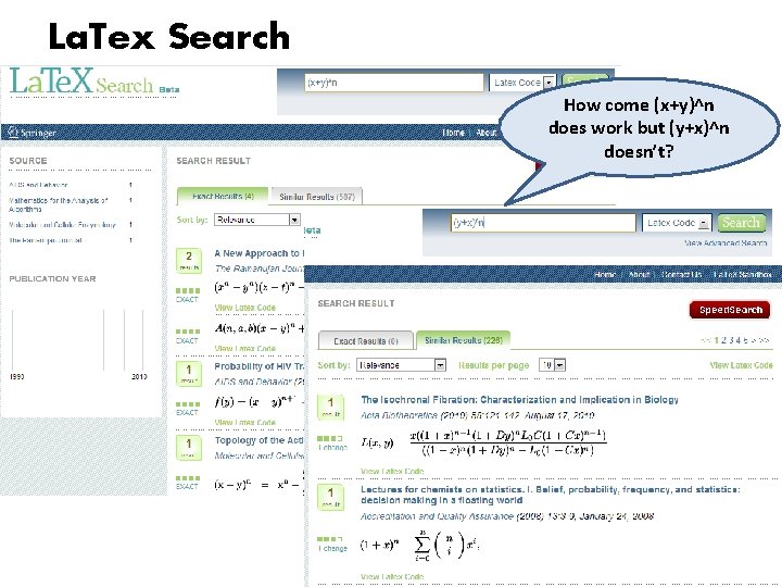 La. Tex Search How come (x+y)^n does work but (y+x)^n doesn’t? 