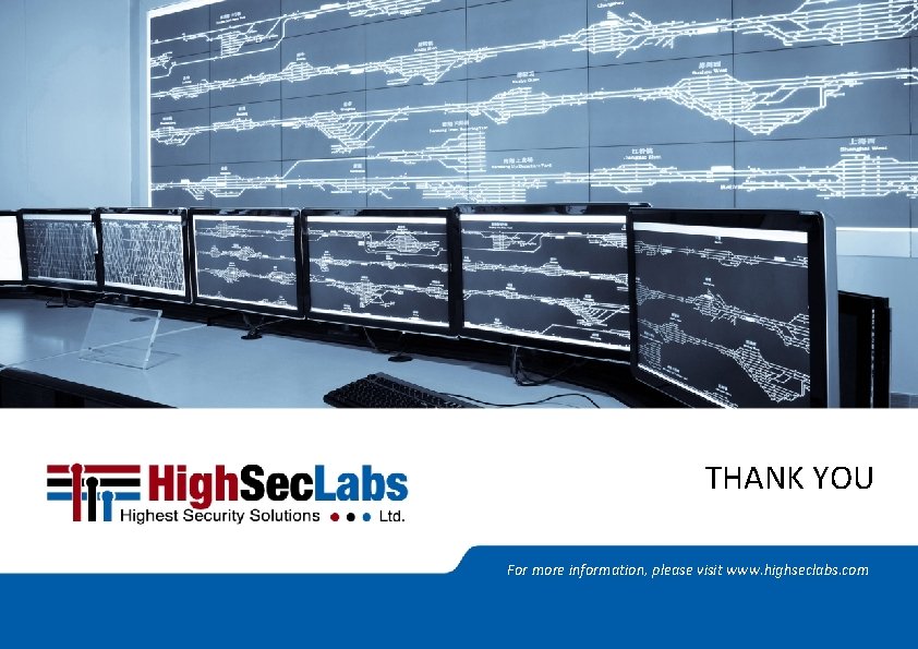 HSL 2 -Port KVM COMBINER THANK YOU For more information, please visit www. highseclabs.