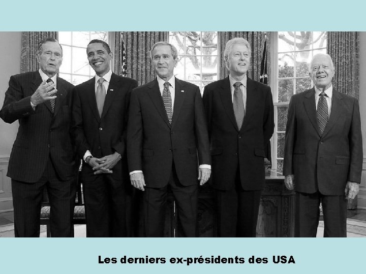 Les derniers ex-présidents des USA 