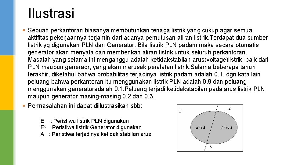 Ilustrasi § Sebuah perkantoran biasanya membutuhkan tenaga listrik yang cukup agar semua aktifitas pekerjaannya