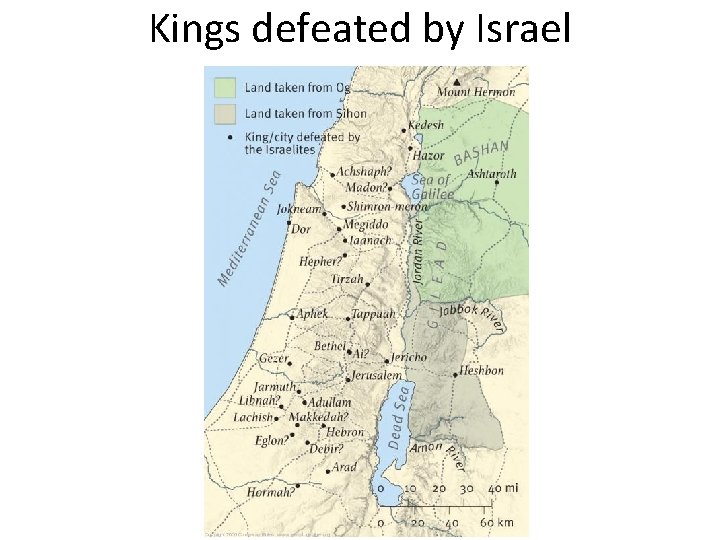 Kings defeated by Israel 