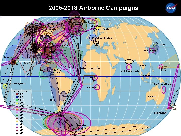 2005 -2018 Airborne Campaigns Svalbard, Norway Barrow, AK Alaska • AK Fairbanks, • •