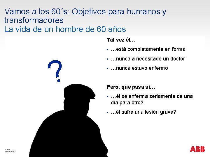 Vamos a los 60´s: Objetivos para humanos y transformadores La vida de un hombre