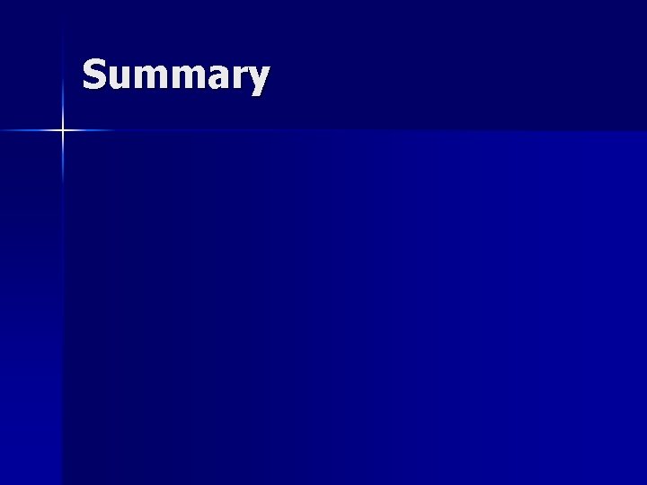 Summary 