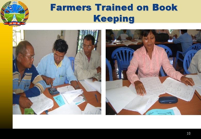 Farmers Trained on Book Keeping 10 