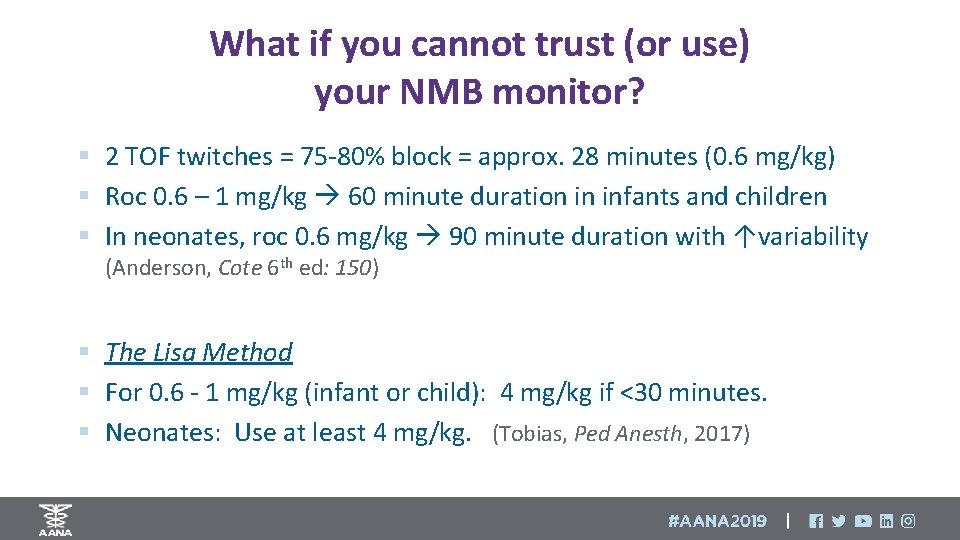 What if you cannot trust (or use) your NMB monitor? § 2 TOF twitches