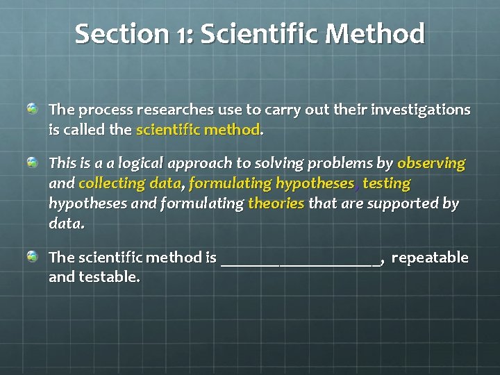 PreIBPreAP CHEMISTRY Chapter 2 Measurements and Calculations Section