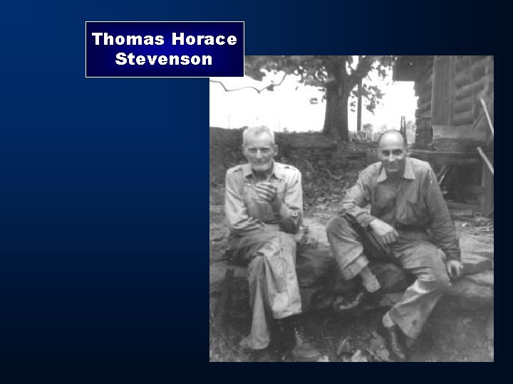Thomas Horace Stevenson 