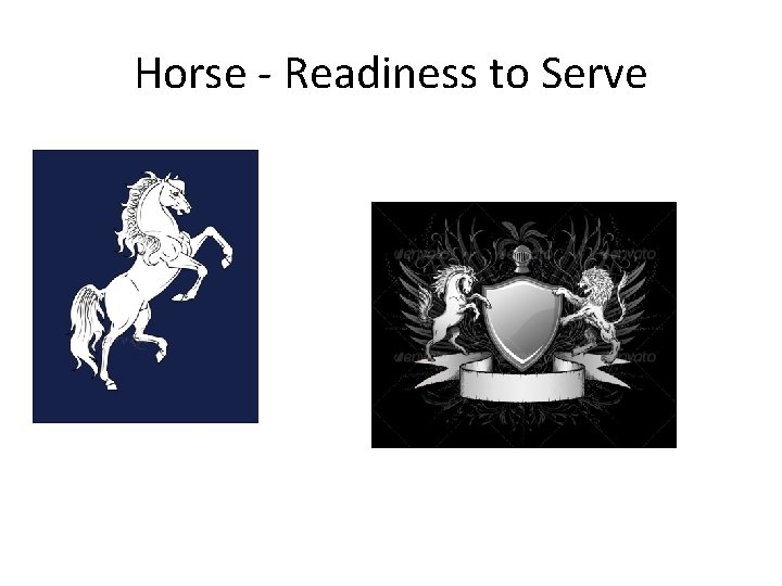 Horse - Readiness to Serve 