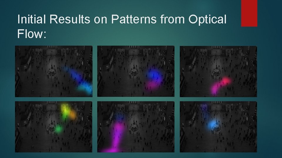 Initial Results on Patterns from Optical Flow: 