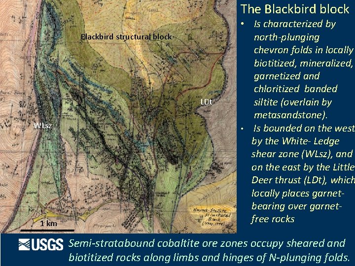 The Blackbird block Blackbird structural block LDt WLsz 1 km • Is characterized by