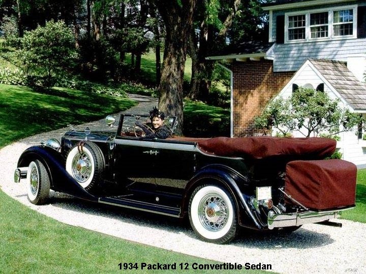 1934 Packard 12 Convertible Sedan 