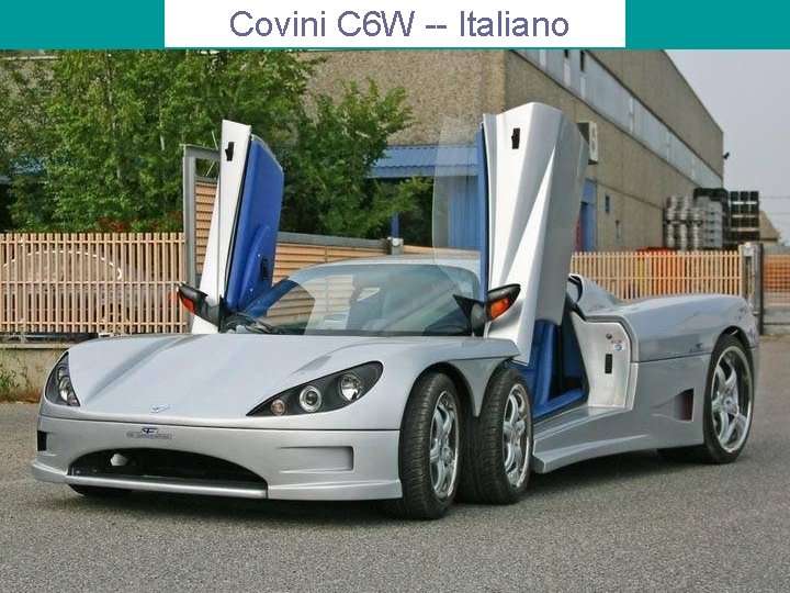 Covini C 6 W -- Italiano 