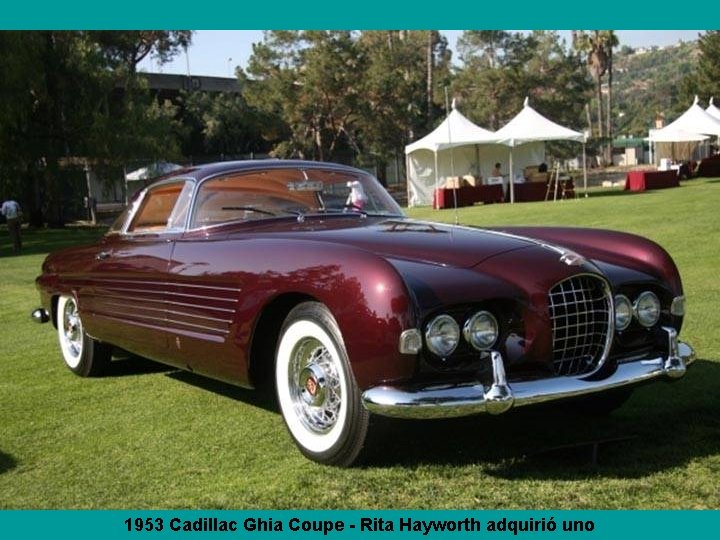 1953 Cadillac Ghia Coupe - Rita Hayworth adquirió uno 