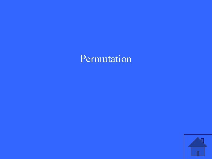 Permutation 